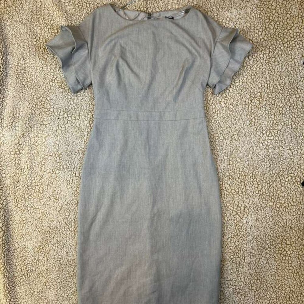 Banana Republic Sheath Dress Size 6 Gray